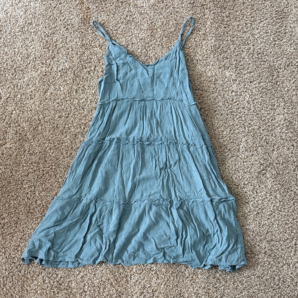 Blue Sleeveless Dress